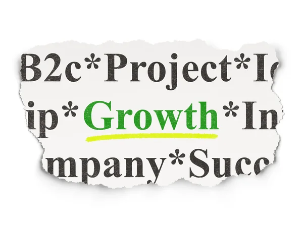 Podnikatelský koncept: růst na pozadí — Stockfoto