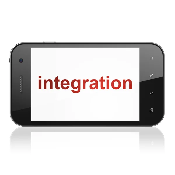 Concepto de negocio: Integración en smartphone —  Fotos de Stock