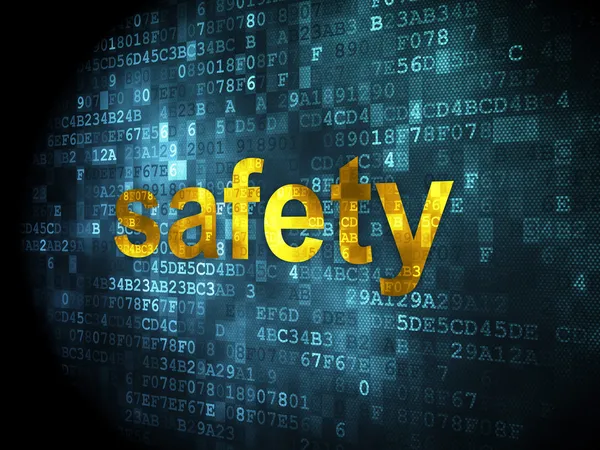 Protection concept: Safety on digital background — Stock Photo, Image