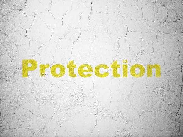 Safety concept: Protection on wall background — Stock Photo, Image