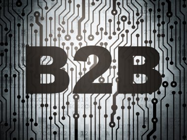 Ekonomi kavramı: devre kartı ile b2b