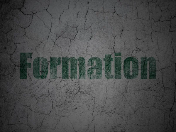 Concept d'éducation : Formation sur fond de mur grunge — Photo