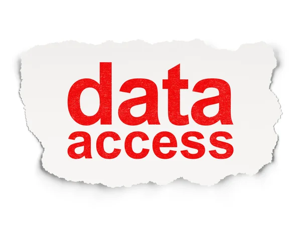 Concepto de información: Acceso a los datos en papel — Foto de Stock