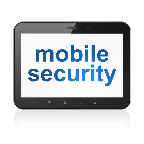 Safety concept: Mobile Security on tablet pc computer — Stock Photo, Image