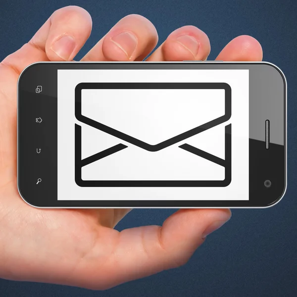 Business concept: Email su smartphone — Foto Stock