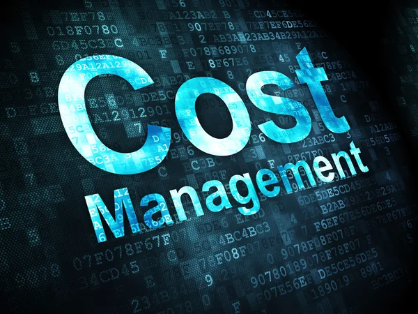 Business concept: Cost Management on digital background — Stock Photo, Image