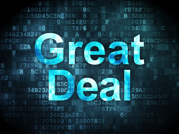 Business concept: Great Deal on digital background — Stock Photo, Image