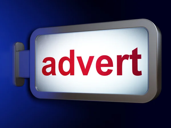 Reklamkoncept: annons på billboard bakgrund — Stockfoto