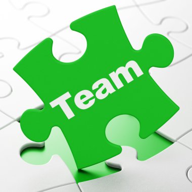 iş kavramı: Bulmaca arka takım