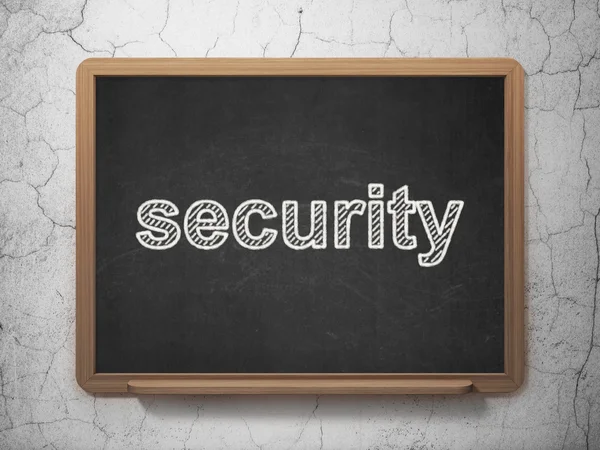 Privacy concept: Security on chalkboard background — Stock Photo, Image