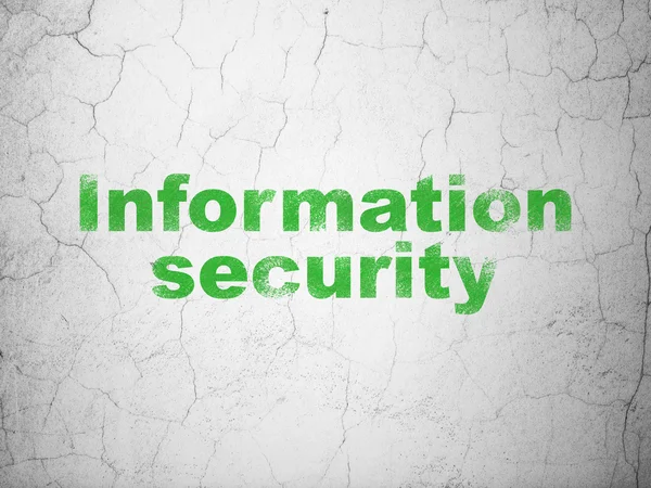 Conceito de segurança: Segurança da informação no fundo da parede — Fotografia de Stock
