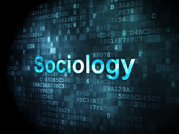 Education concept: Sociology on digital background — Stock Photo, Image