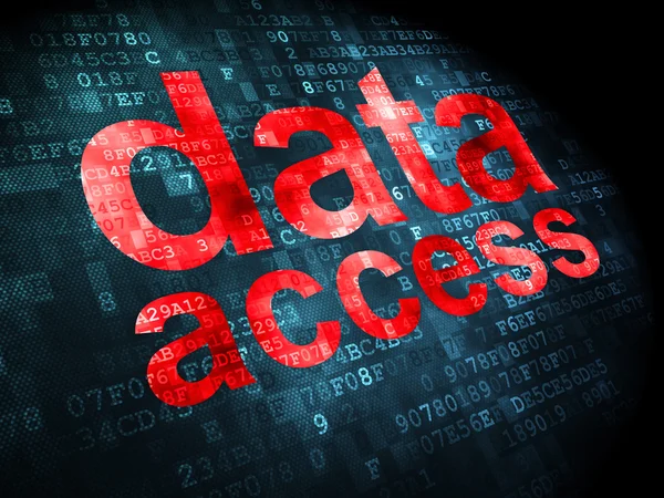 Gegevens concept: Data Access op digitale achtergrond — Stockfoto