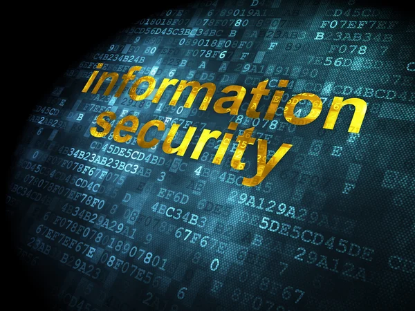 Safety concept: Information Security on digital background — Stock Photo, Image