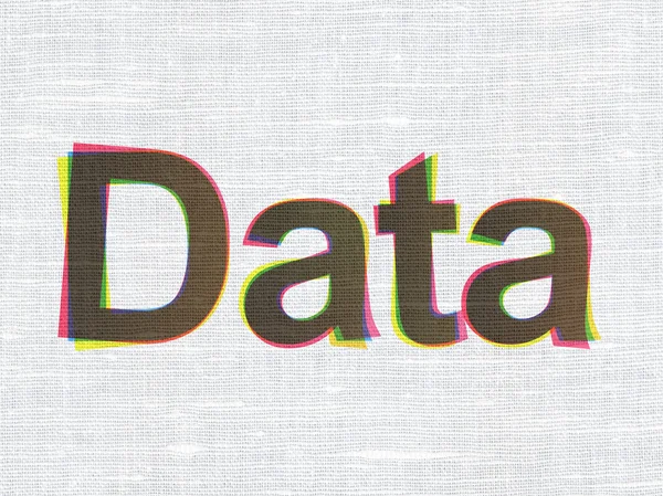 Konsep data: Data tentang latar belakang tekstur kain — Stok Foto