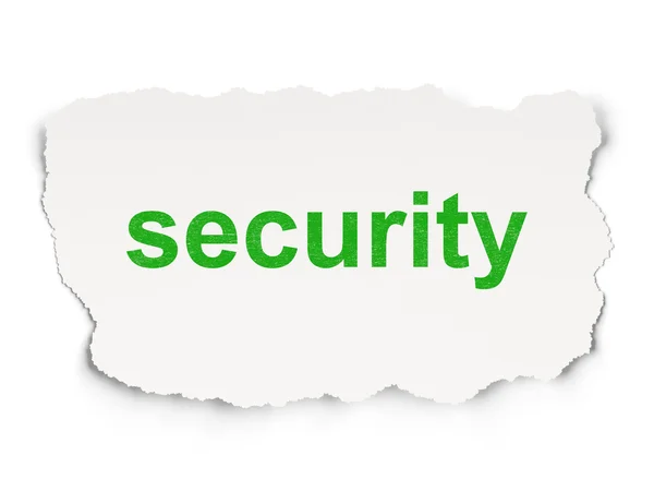 Sicherheitskonzept: Sicherheit auf dem Papier — Stockfoto