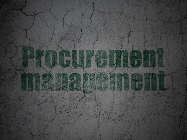 Business concept: Procurement Management on grunge wall background — Stock Photo, Image