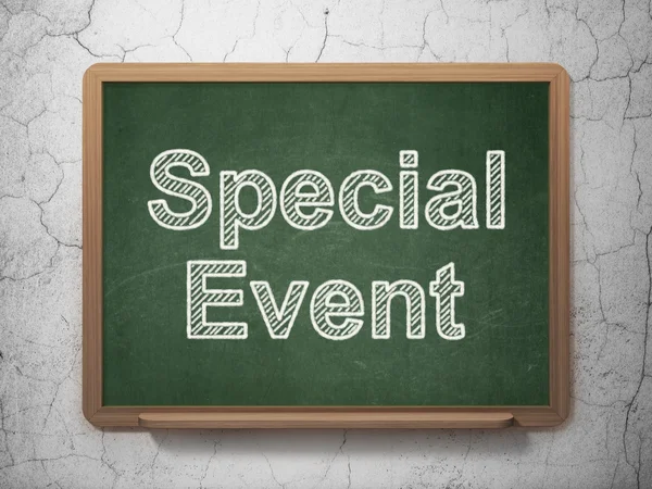 Business concept: Special Event on chalkboard background — Stock Photo, Image
