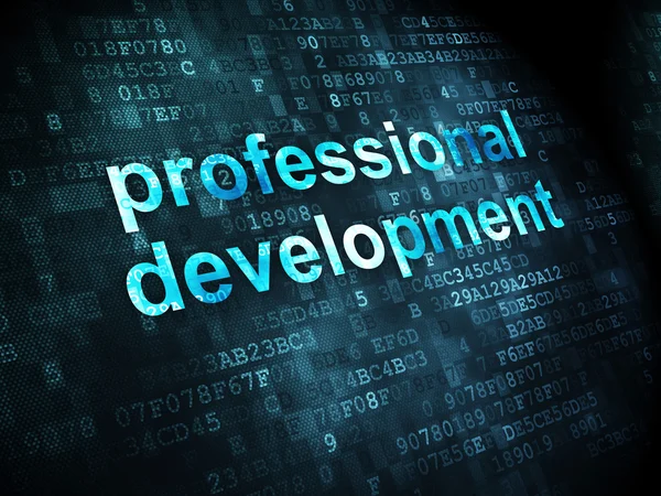 Education concept: Professional Development on digital background — Stock Photo, Image