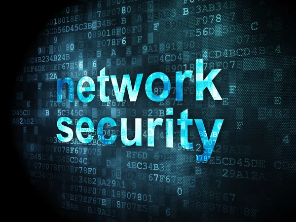 プライバシー概念: デジタル背景にネットワーク セキュリティ — ストック写真