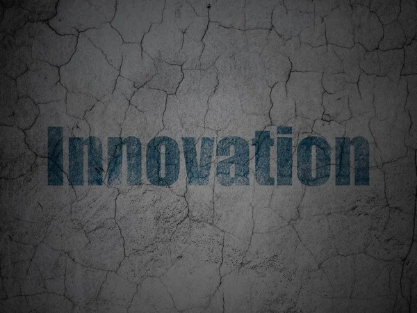 Concept d'entreprise : Innovation sur fond de mur grunge — Photo