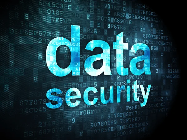 Pojęcie prywatności: bezpieczeństwo danych na tle cyfrowy — Zdjęcie stockowe