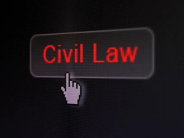 Law concept: Civil Law on digital button background — Stock Photo, Image