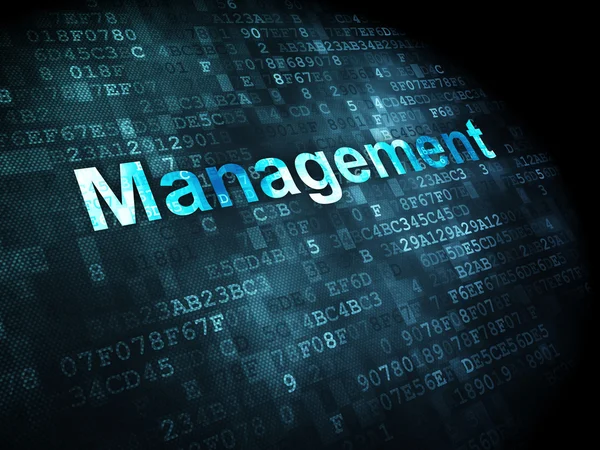 Business concept: Management on digital background — Stock Photo, Image