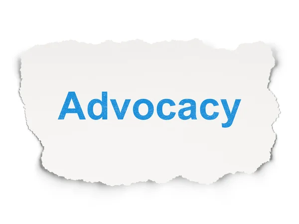 Conceito de lei: Advocacy on Paper background — Fotografia de Stock