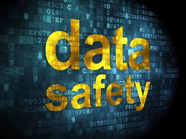 Data concept: Data Safety on digital background — Stock Photo, Image