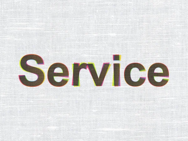 Affärsidé: service på tyg textur bakgrund — Stockfoto