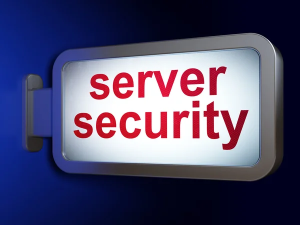 Privacy concept: Server Security on billboard background — Stock Photo, Image