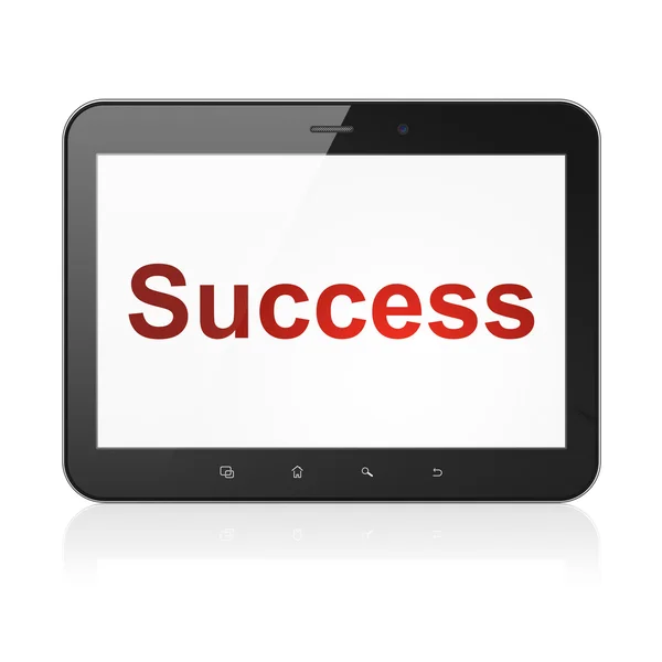 Finance concept: Success on tablet pc computer — Stock Photo, Image