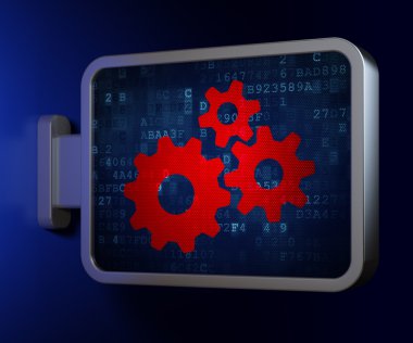 Web geliştirme kavramı: billboard arka Dişliler