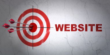 Web Tasarım: Web sitesi üzerinde duvar arka plan ve hedef