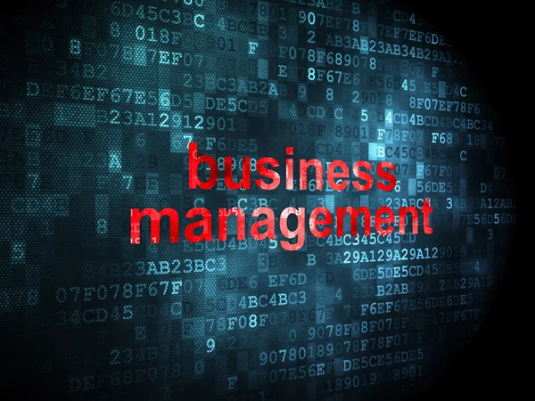 Bedrijfsconcept: Business Management op digitale achtergrond — Stockfoto