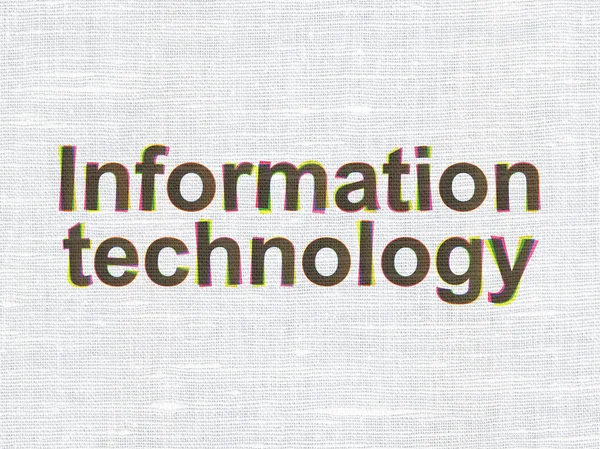 Concepto de datos: Tecnología de la información sobre la textura del tejido — Foto de Stock