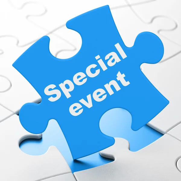 Business concept: Special Event on puzzle background — Stock Photo, Image