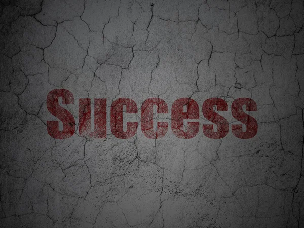 Finance concept: Success on grunge wall background — Stock Photo, Image