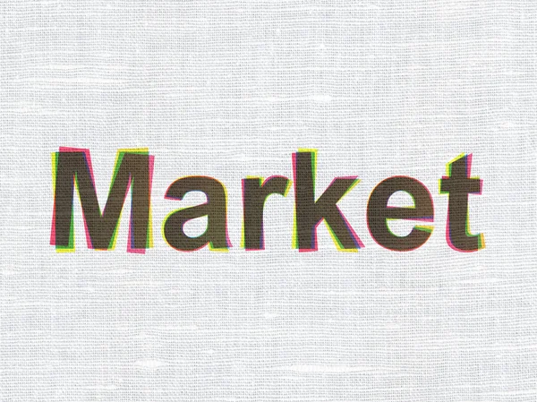 Geschäftskonzept: Markt auf Textur Hintergrund — Stockfoto