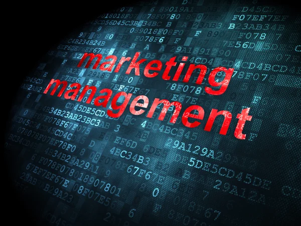 Conceito de marketing: Marketing Management on digital background — Fotografia de Stock