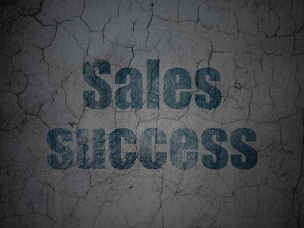 Advertising concept: Sales Success on grunge wall background — Stock Photo, Image