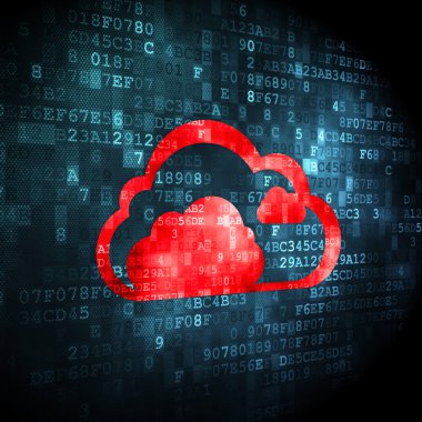 Bulut teknoloji kavramı: dijital arka plan bulut