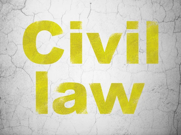 Concepto de Derecho: Derecho civil sobre fondo mural —  Fotos de Stock