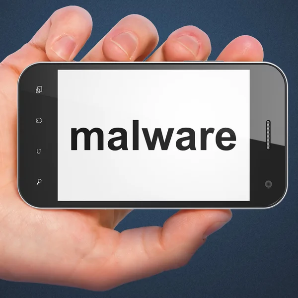 Concepto de seguridad: Malware en smartphone — Foto de Stock