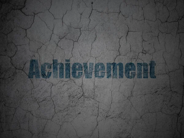 Education concept: Achievement on grunge wall background — Stock Photo, Image