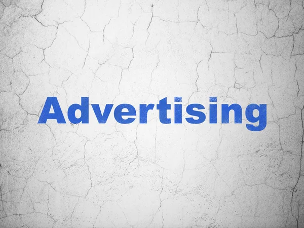 Advertising concept: Advertising on wall background — Stock Photo, Image