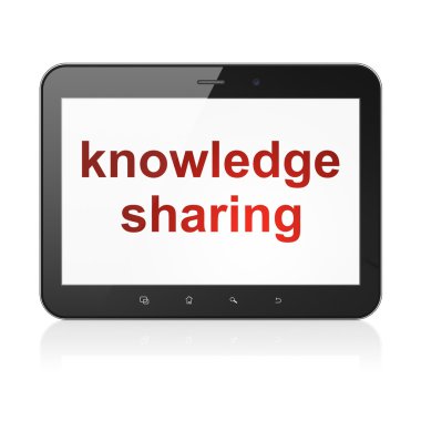 Eğitim kavramı: tablet pc bilgisayarınıza bilgi