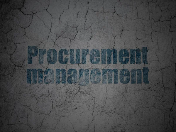 Finance concept: Procurement Management on grunge wall background — Stock Photo, Image