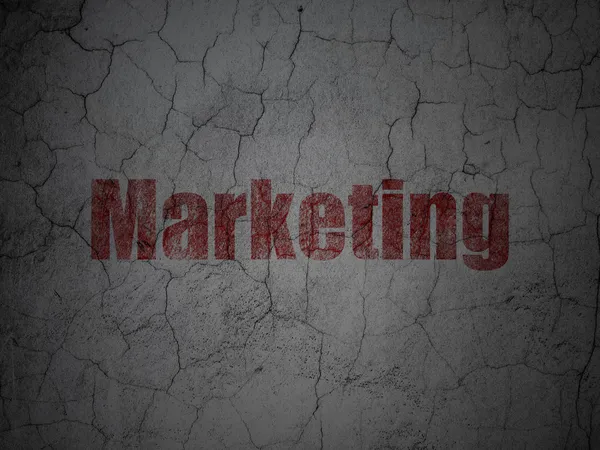 Advertising concept: Marketing on grunge wall background — Stock Photo, Image